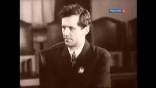 Vladimir Sofronitsky receiving the Stalin Prize (Silent Film 1943)