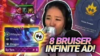 8 BRUISERS GIVE SY'FEN INFINITE AD!!! (TITANIC STRENGTH) SET 7 PBE