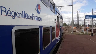 RER C - Départ d'une Z20900/Z8800 en gare de Massy Palaiseau