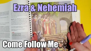 How I Study Ezra & Nehemiah using Come Follow Me & my scripture journal |  July 18 - 24