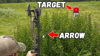 ARROWS vs BRUSH!! (BOWHUNTING Experiment)