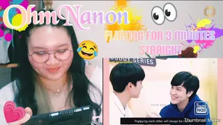 OHMNANON | Flirting my Boyfriend for 3 Minutes Straight | Reaction Video (eng. sub)