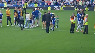 Everton Lap of Honour 2024. Thank you to all the staff in Goodison Park and Everton.