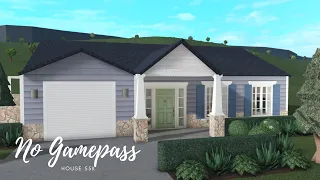 BLOXBURG : No Gamepass House | 55K | Speedbuild | Roblox Bloxburg |