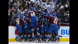 Nathan Mackinnon Hat Trick vs Blues 05/25/2022 with Conor Mcgahey calling the goal