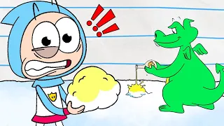 SNOWBALL CHALLENGE! | Boy & Dragon | Cartoons for Kids | WildBrain Kids