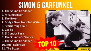 Simon & Garfunkel 2023 - 10 Maiores Sucessos - The Sound Of Silence, Mrs. Robinson, The Boxer, B...