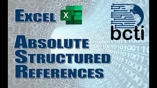 Excel - Absolute Structured References