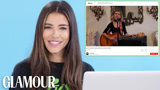 Madison Beer Watches Fan Covers On YouTube | You Sang My Song | Glamour