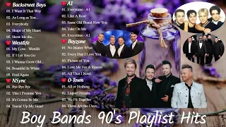 Backstreet Boys, Westlife, Boyzone, NSync, Mltr, O Town - 90's BOYBANDS