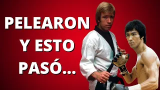 🐲 Bruce Lee vs Chuck Norris💥  PELEA REAL! (Lo que sucedía realmente)