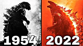 Evolution of GODZILLA in Movies & TV & Anime & Cartoons 1954 To 2022