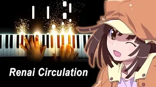 “Renai Circulation” - Kana Hanazawa – Bakemonogatari OP 4 (Piano)