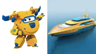 Super Wings Characters In Real Life As Yacht