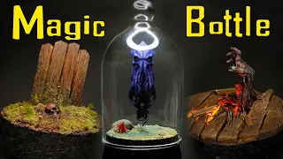 Capturing MAGIC in mini DIORAMA | making mini cloche curiosities