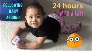 Following Our Baby Sister Around For 24 Hours 🙄 CHALLENGE