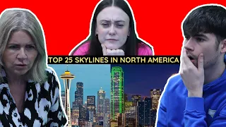 BRITISH FAMILY REACTS! Top 25 Skylines In North America!