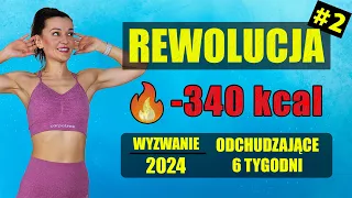 WYZWANIE Odchudzające REWOLUCJA 🔥Trening 2 -340 KCAL