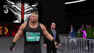 WWE 2K16 brock lesnar entrance
