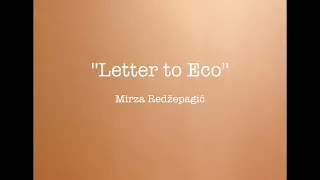 Mirza Redzepagic - Letter To Eco (Official Video)