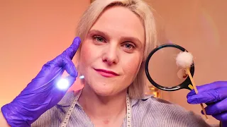 A Detailed ASMR Face & Skin Exam With A Sensitivity & Muscle Check