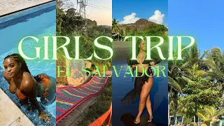 EL SALVADOR VLOG| GIRLS TRIP (Rainbow slide, Nawi Beach house, Bike Zip lining & more!)