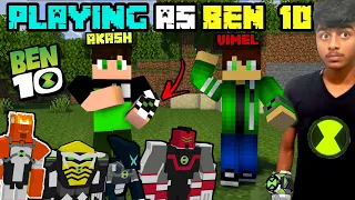 PLAYING AS BEN 10 IN MINECRAFT | BEN 10 IN MINECRAFT TAMIL | Minecraft Mods | Tamil