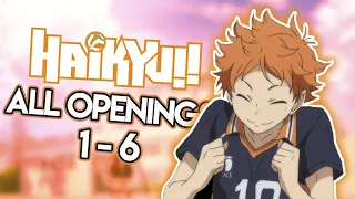 HAIKYUU!! : All Openings  (1-6)