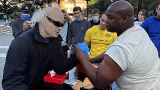 Can You Beat This Old Man at ARM WRESTLING ?