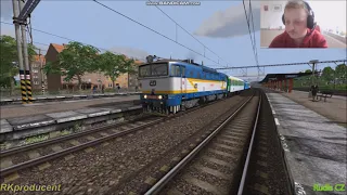 RailWorks/Train Simulator - video 004 - (Nahození lokomotivy + jízda s VZ)