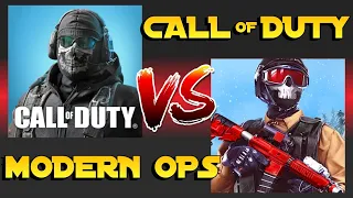 Call Of Duty Mobile Vs Modern OPS | COD | Modern OPS | Gameplay - Team Death Match