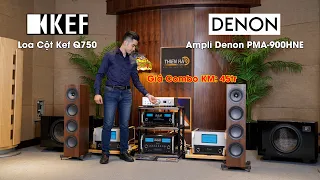 Loa KEF Q750 + Denon PMA900HNE Nghe Hay Bày Đẹp!