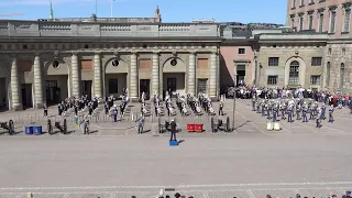 Swedish Folk Music "Jämtpolskan" at The Royal Palace, performed by The Swedish Armed Forces Music
