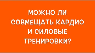 Можно ли совмещать кардио тренировки и силовые нагрузки? И как правильно их чередовать?