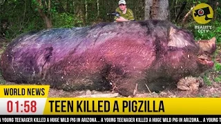 PIGZILLA: World Record Wild Hog never seen before (HD)