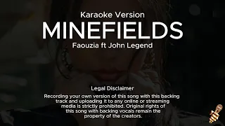 Faouzia ft John Legend - Minefields (Karaoke Version)