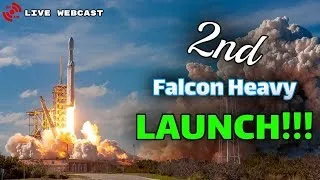 LIVE WATCH - SpaceX Falcon Heavy Launch (Arabsat 6A)