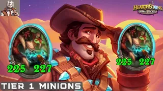 WINNING WITH TIER 1 MINIONS - Hearthstone Battlegrounds #hearthstone #gaming #gameplay