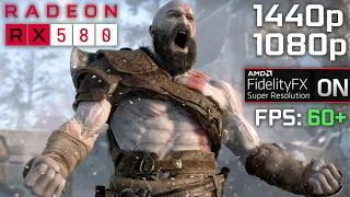 RX 580 - God OF War | Best Graphic Settings with FSR