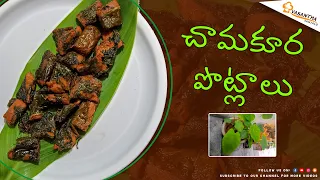 Chamaku Potlalu || Taro Leaves Snack || Vasantha Vantalu