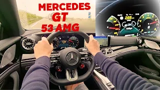 Mercedes GT 53 AMG - Autobahn Drive & Top Speed