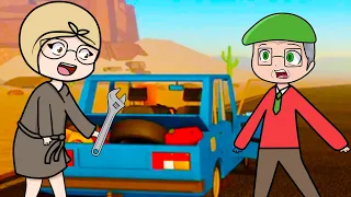 LA ABUELA RITA y PEPE SOBREVIVEN a la CARRETERA MÁS PELIGROSA de ROBLOX!!! Dusty Trip