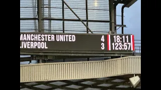 My view at Manchester United vs Liverpool FC FA cup quarter final extra footage.