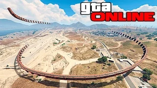 САМАЯ ДЛИННАЯ РАМПА 360 ° - С ЧИТЕРАМИ В GTA 5 ONLINE #256