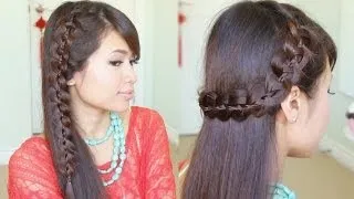 Unique 4-Strand Lace Braid Hairstyle for Long Hair Tutorial