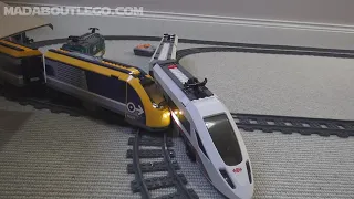 LEGO Train Crashes with TrixBrix Double Straights