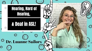 How to Sign: Hearing, Hard of Hearing, & Deaf in ASL! +Sign Language Tutorial // SIGN TRIBE