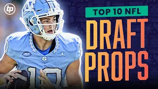 2024 NFL Draft Props: Will Drake Maye Be Drafted Before J.J. McCarthy?