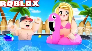 BUDUJEMY EPICKI PARK WODNY W ROBLOX| BELLA I VITO