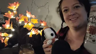 Snoopy Sniffing ASMR Sounds w/ Pumpkin & Autumn Vibes (also Tapping Sounds)!!